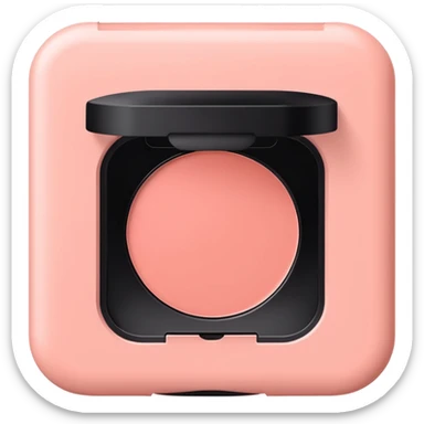 salmon pink makeup packaging sticker