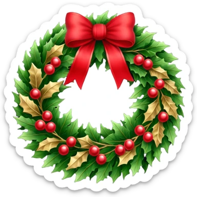 Luxary Christmas wreath

 sticker