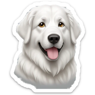 Great Pyrenees dog  sticker