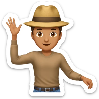 Man domingo a dan sticker