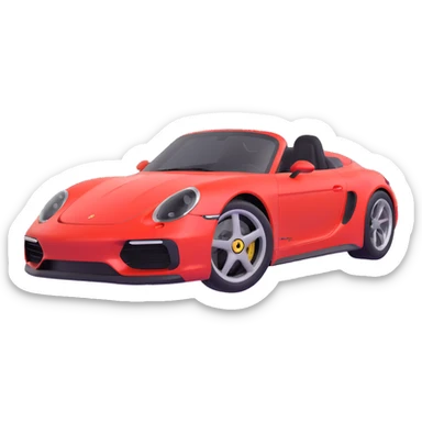 porsche sports car sticker