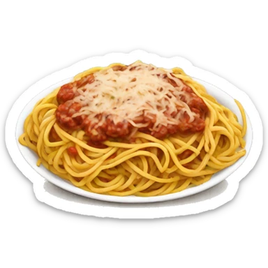 Spaghetti dinner sticker
