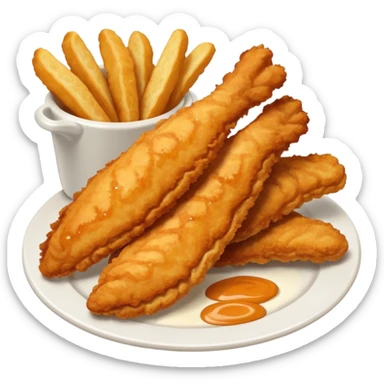 Chicken Tenders, Texas Toast, & Sauce sticker