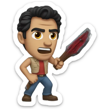 Ash vz evil dead sticker