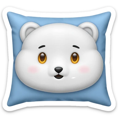 bed pillow  sticker