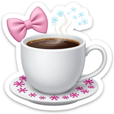 🎀☕❄️ sticker