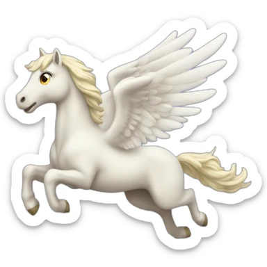 pegasus volando sticker