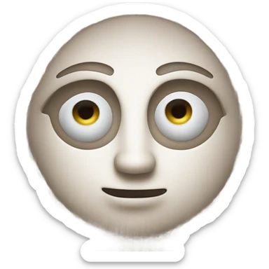 Secretly face sticker