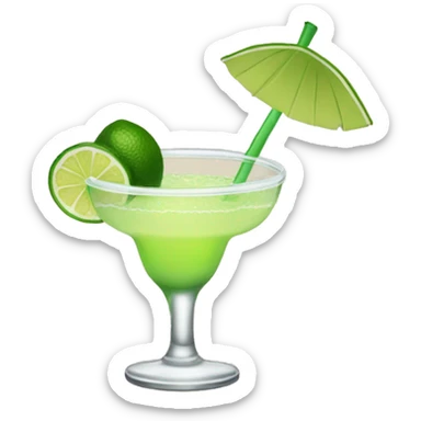 drinking margarita sticker