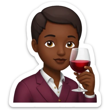 crows drink vin sticker