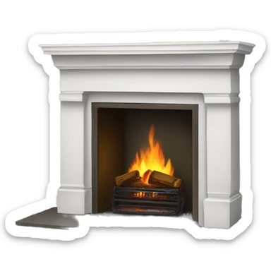 fireplace mantle sticker