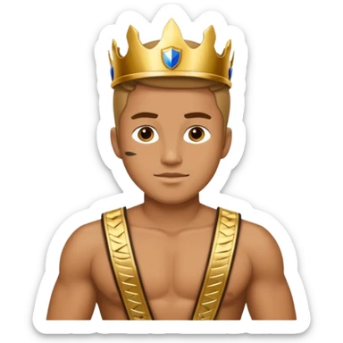 champ 2 belt at man sticker