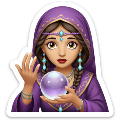 Gypsy fortune teller – Crystal ball




















 sticker