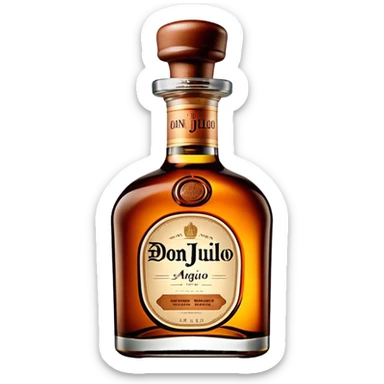 a bottle of don Julio anejo sticker