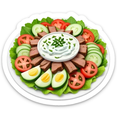 Gyro salad  sticker
