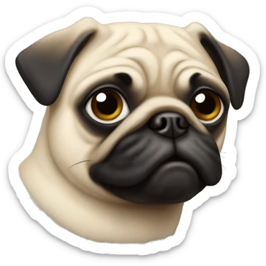 Pug sticker