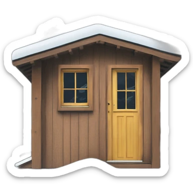 A tele cabin for the Midi Needle in Chamonix sticker