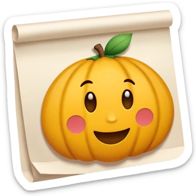 #5 numero em um papel sticker