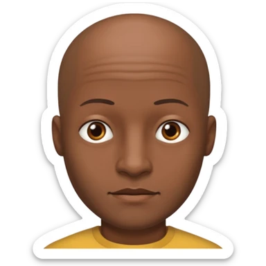 One woman medium length blond highlights hair
One man medium dark skin no hair sticker