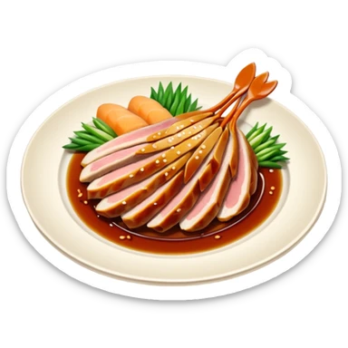 comida japonesa pato sin chef sticker