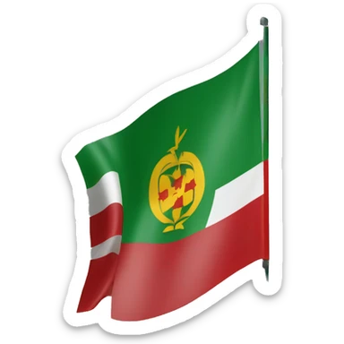 independantist guadeloupe flag sticker