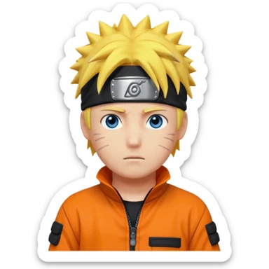Quiero que hagas a Naruto sticker