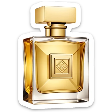 lattafa khamrah perfume square with logo sticker