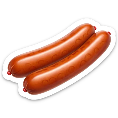 heart shaped sausage (Love) sticker