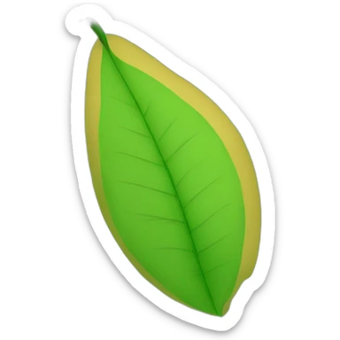 Leafy bfdi sticker