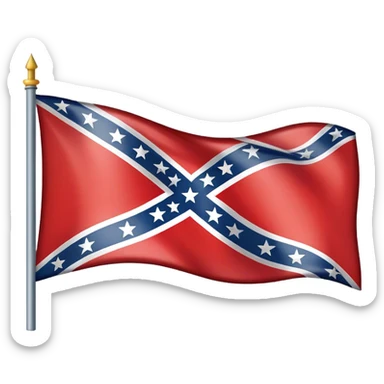 Confederate Flag￼ sticker
