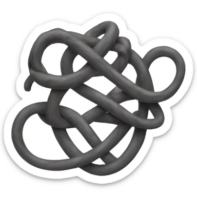 Tangle sticker