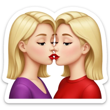Kiss girl kiss girl  sticker