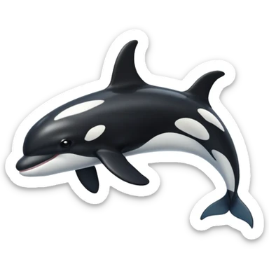 killer whale sticker