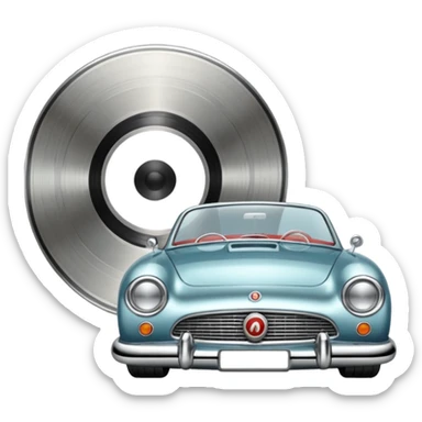 Carro Record sticker