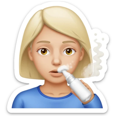 Guy snorting cocaine emoji sticker