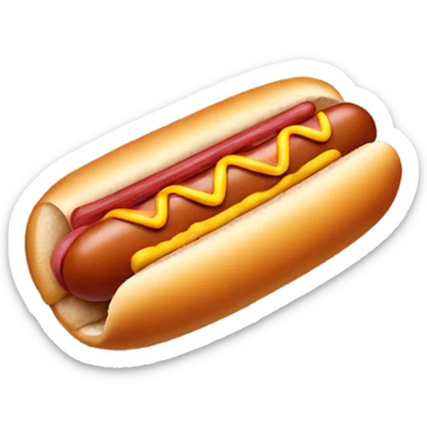 Hot dog with legs  sticker