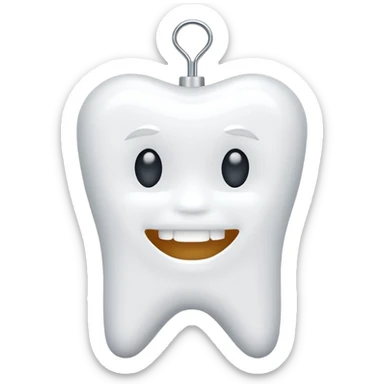 dental floss sticker