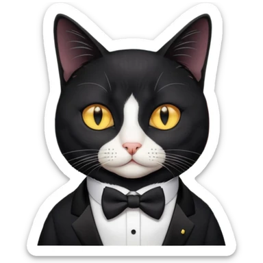 stock investing black and smart cat, with money and "stock charts" sticker