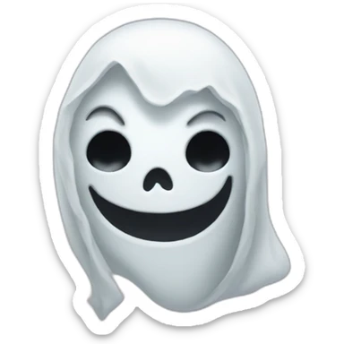 ghost-face sticker