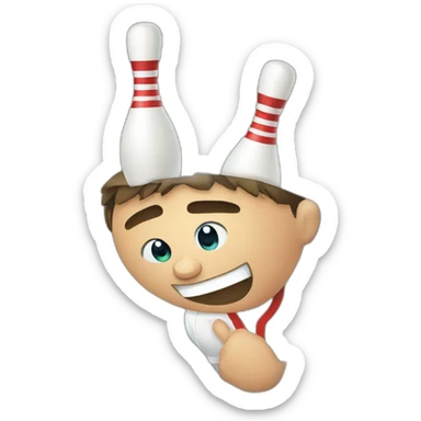 Bowling sticker