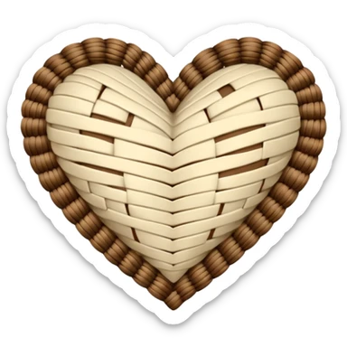 boho heart sticker