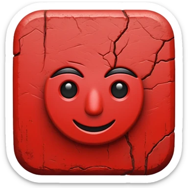 Symbol of sacrifice in berserk in red colour sticker