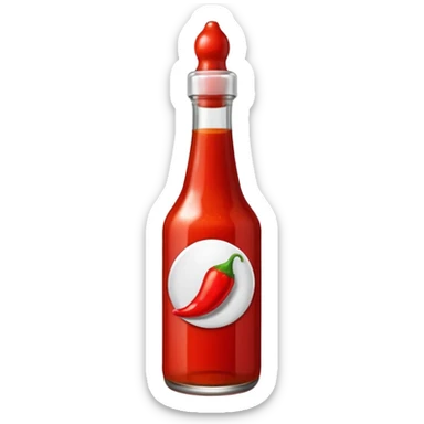 chilies super hot sauce sticker