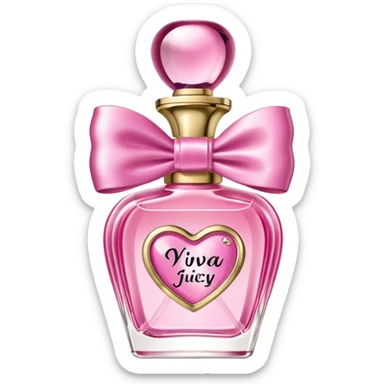 Realistic ultra detailed Juicy Couture brand, Viva La Juicy
Eau De Parfum sticker