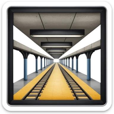 TRAIN PLATFORM sticker
