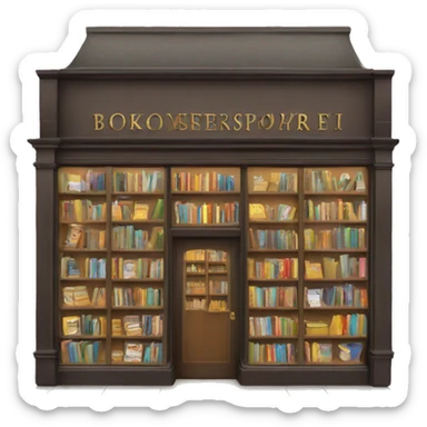 Bookshop sticker