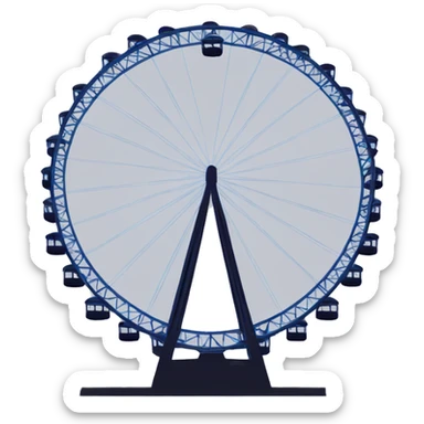 London Eye Ferris wheel ￼ sticker