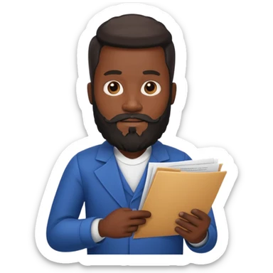 document american id blackman fullbeard sticker