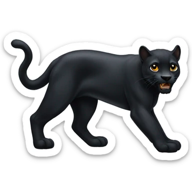 Animal pantera negra sticker