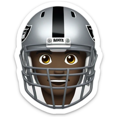 las vegas raiders football sticker